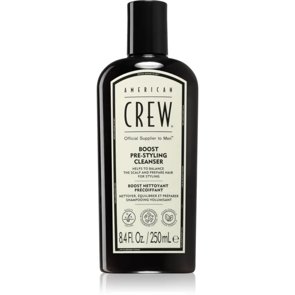  American Crew Boost Pre-styling Cleanser Shampoo For Fine Hair And Hair Without Volume For Men 250 Ml 