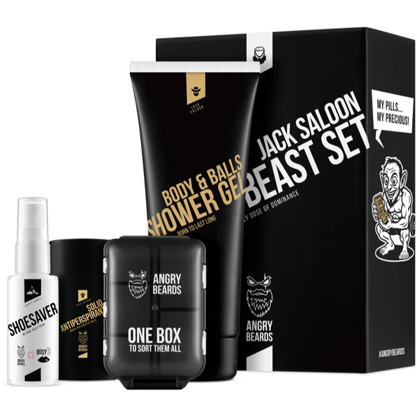  Angry Beards Jack Saloon Active Beast Set Set For Athletes 