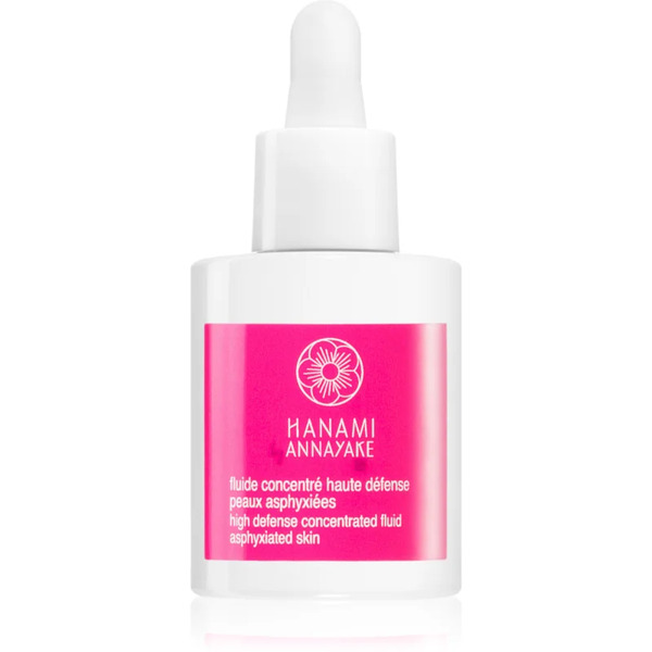  Annayake Hanami Fluide Concentré Haute Défense Peaux Asphyxiées Protective Detox Serum Day And Night 30 Ml 