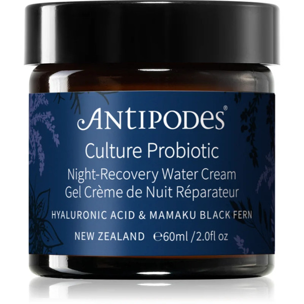 Antipodes Culture Probiotic Night Recovery Water Cream Intense Revitalising Night Cream With Probiotics 60 Ml 