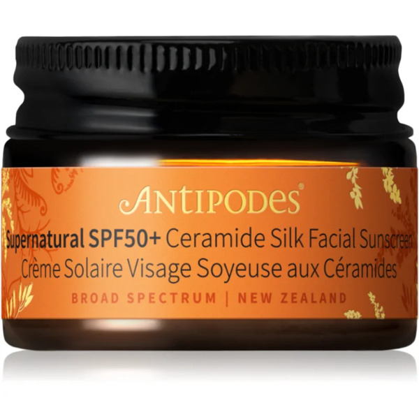  Antipodes Supernatural Spf50+ Ceramide Silk Facial Sunscreen Protective Facial Cream With Ceramides Spf 50+ 15 Ml 
