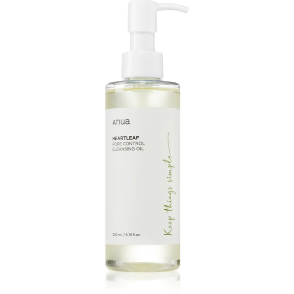  Anua Heartleaf Pore Control Cleansing Oil Oil Cleanser And Makeup Remover With Moisturising Effect 200 Ml 