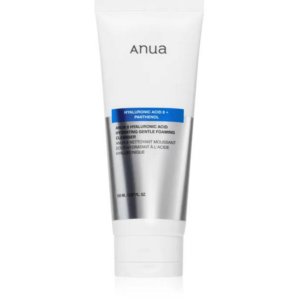 Anua Hyaluronic Acid 8 Hydrating Gentle Foaming Cleanser Gentle Cleansing Foam With Hyaluronic Acid 150 Ml 