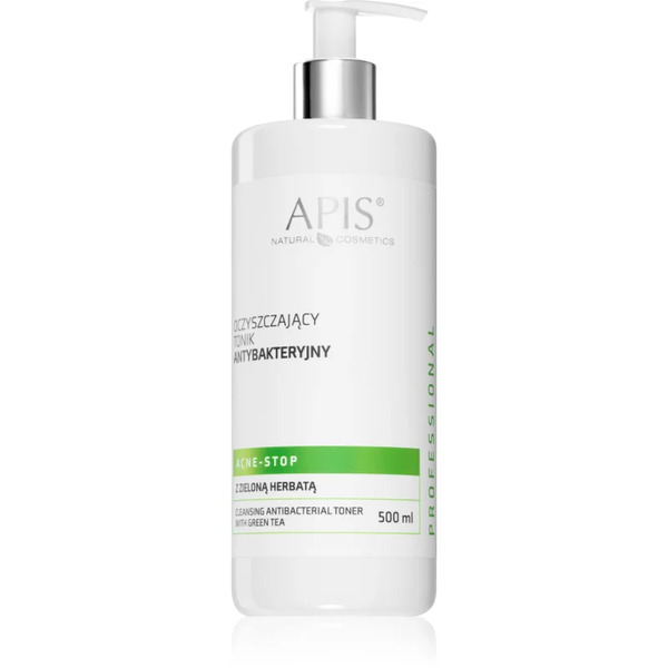  Apis Natural Cosmetics Acne-stop Home Terapis Soothing Cleansing Toner For Oily And Problem Skin 500 Ml 