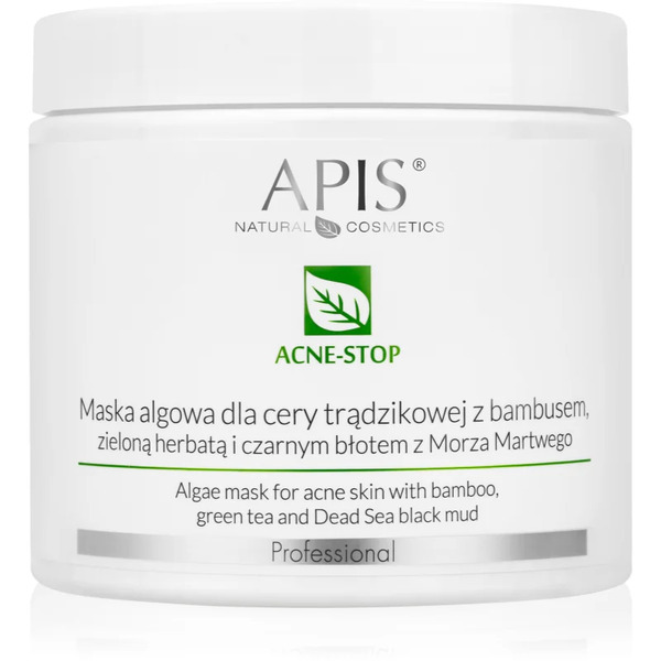  Apis Natural Cosmetics Acne-stop Professional Cleansing And Smoothing Mask For Oily Acne-prone Skin 200 G 