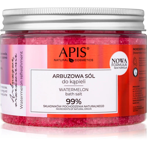  Apis Natural Cosmetics Watermelon Refreshment Bath Salts 650 G 