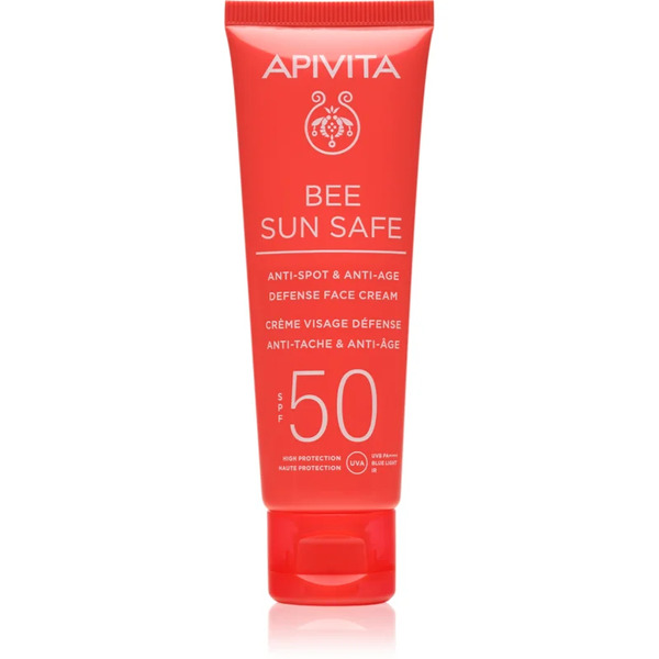  Apivita Bee Sun Safe Anti-spot And Anti-age Face Cream Spf 50 Protective Cream Against Skin Ageing Spf 50 50 Ml 