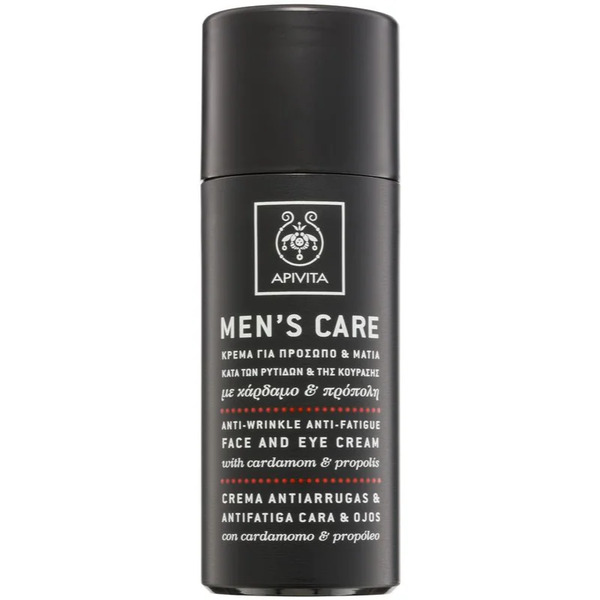 Apivita Men's Care Anti-wrinkle Anti-fatigue Face And Eye Cream Anti-wrinkle Cream For Face And Eyes 50 Ml 