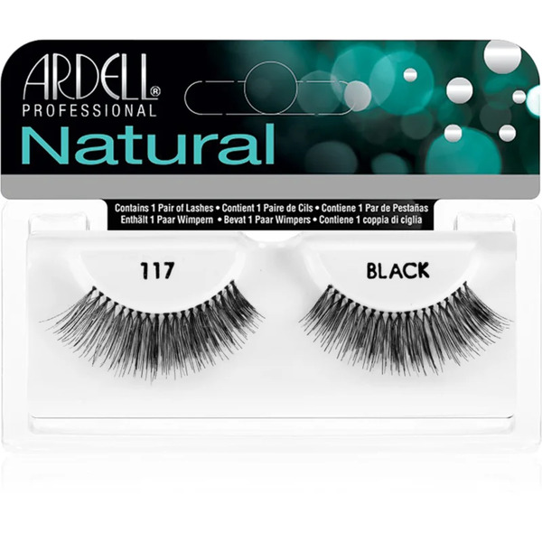  Ardell Natural Stick-on Eyelashes 117 Black 