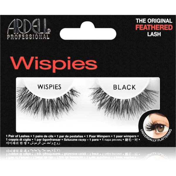  Ardell Professional Wispies Stick-on Eyelashes Wispies Black 1 Pc 