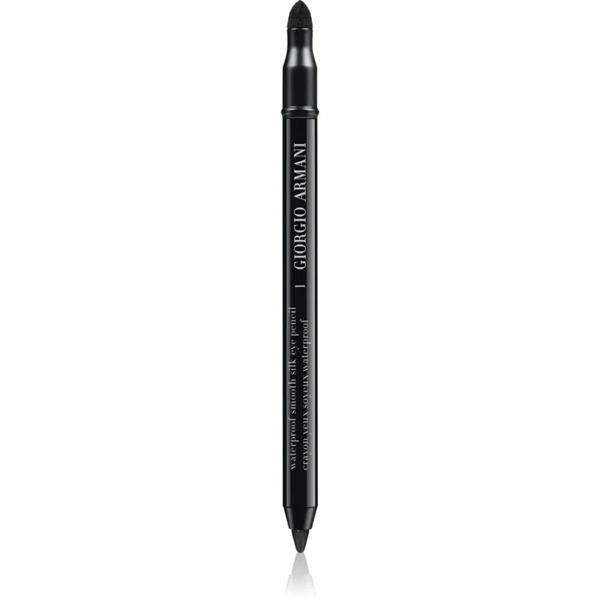  Armani Smooth Silk Waterproof Eye Pencil Waterproof Eyeliner Pencil With Applicator Shade 01 Black 1.2 G 