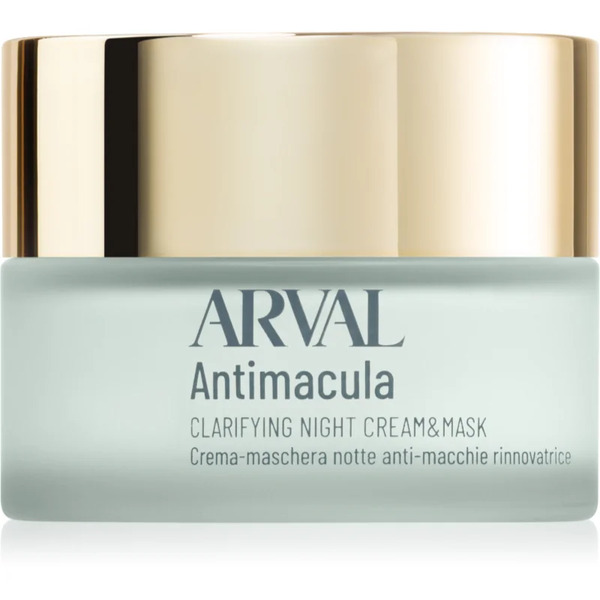  Arval Antimacula Clarifying Night Cream & Mask Renewing Night Cream Mask For Pigment Spot Correction 50 Ml 