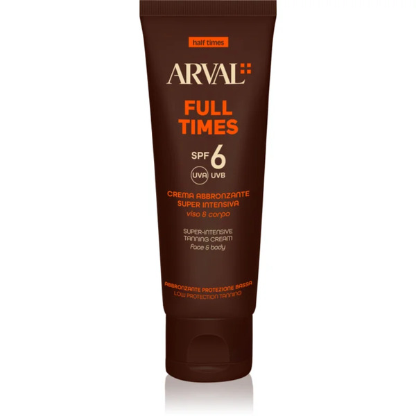  Arval Half Times Super-intensive Tanning Cream Sunscreen For A Deep Tan 150 Ml 
