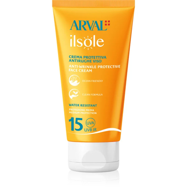  Arval Ilsole Anti-wrinkle Protective Face Cream Spf 15 Protective Cream With Anti-wrinkle Effect Spf 15 50 Ml 