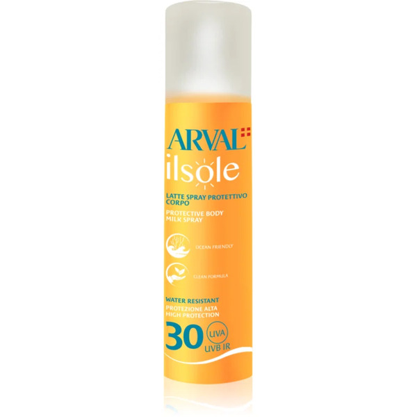  Arval Ilsole Protective Body Milk Spray Spf 30 Protective Sunscreen Lotion In A Spray 200 Ml 