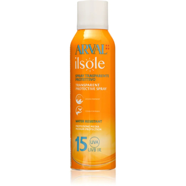  Arval Ilsole Transparent Protective Spray Spf 15 Sunscreen Spray Spf 15 200 Ml 