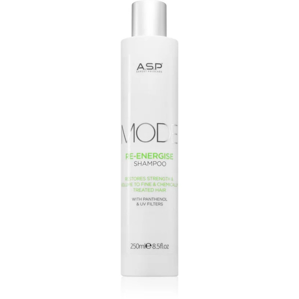  Asp Mode Re-energise Shampoo Energising Shampoo For Bleached, Coloured And Chemically Treated Hair 250 Ml 