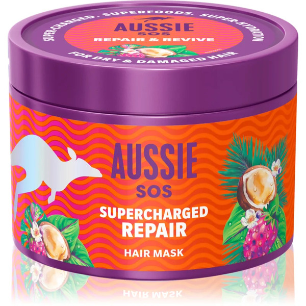  Aussie Sos Supercharged Repair Hair Mask 500 Ml 