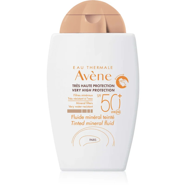  Avène Sun Mineral Fluid Tinted Sunscreen Spf 50+ 40 Ml 