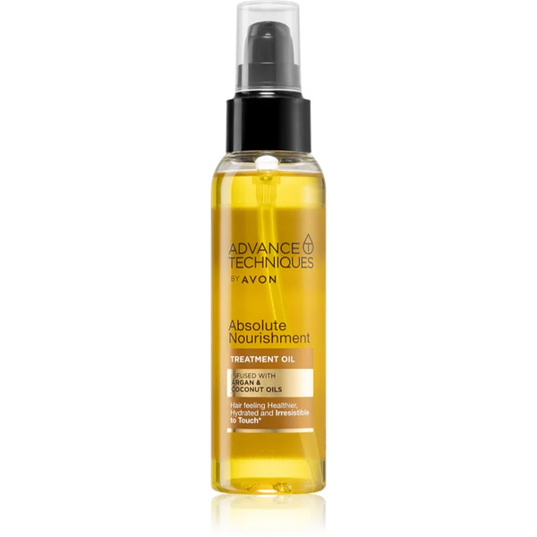  Avon Advance Techniques Absolute Nourishment Nourishing Hair Oil With Argan Oil With Coconut Oil 100 Ml 