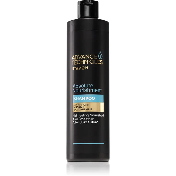 Avon Advance Techniques Absolute Nourishment Nourishing Shampoo With Moroccan Argan Oil For All Hair Types 400 Ml 