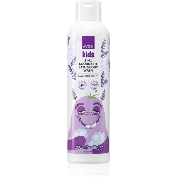  Avon Kids Lavender Bath Product 2-in-1 200 Ml 