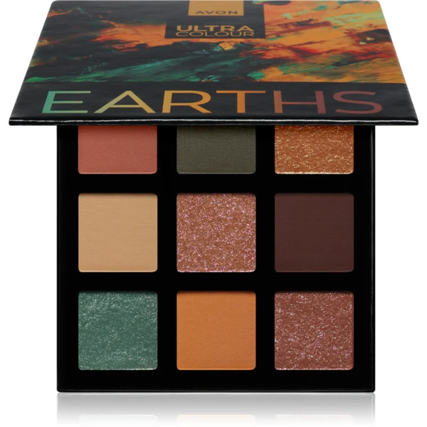  Avon Ultra Colour Eyeshadow Palette Shade Earths 6.3 G 