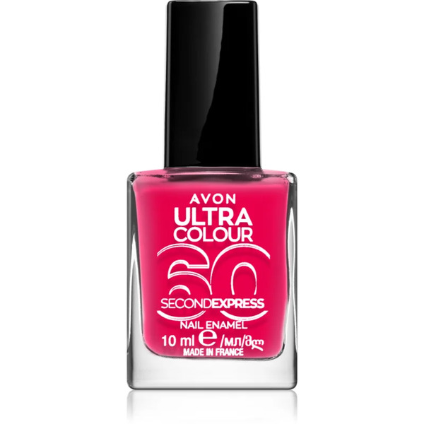  Avon Ultra Colour 60 Second Express Quick-drying Nail Polish Shade Fun N Fuchsia 10 Ml 