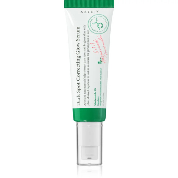  Axis-y 6+1+1 Advanced Formula Dark Spot Correcting Glow Serum Regenerating And Brightening Serum For Skin With Hyperpigmentation 50 Ml 
