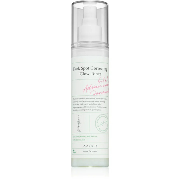  Axis-y 6+1+1 Advanced Formula Dark Spot Correcting Glow Toner Clarifying Toner For Skin With Hyperpigmentation 125 Ml 