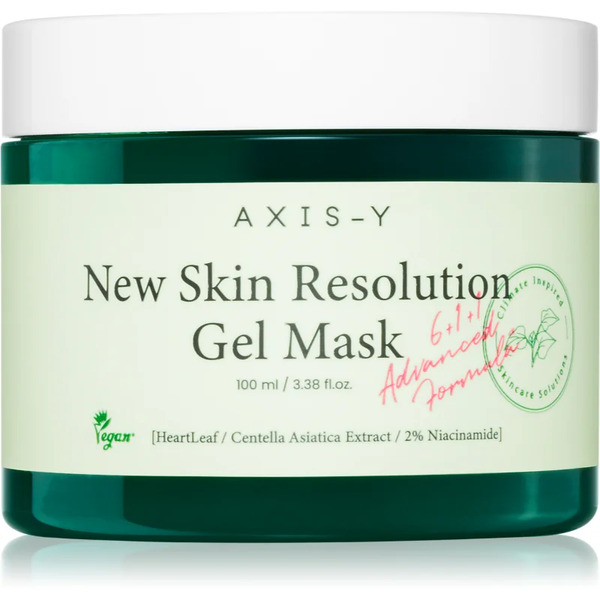  Axis-y 6+1+1 Advanced Formula New Skin Resolution Gel Mask Soothing Gel Mask With Cooling Effect 100 Ml 