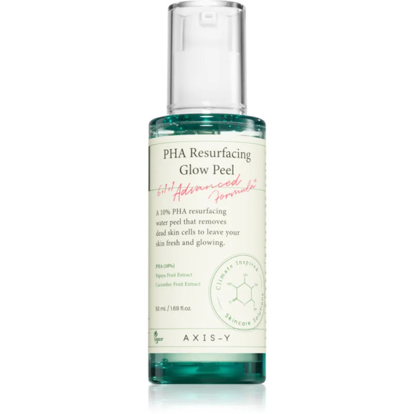  Axis-y 6+1+1 Advanced Formula Pha Resurfacing Glow Peel Exfoliating Face Cleanser With A Brightening Effect 50 Ml 