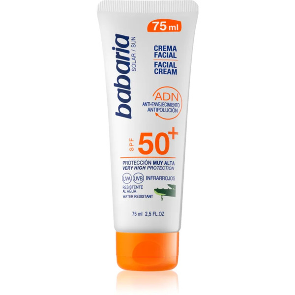  Babaria Sun Face Facial Sunscreen Spf 50+ 75 Ml 