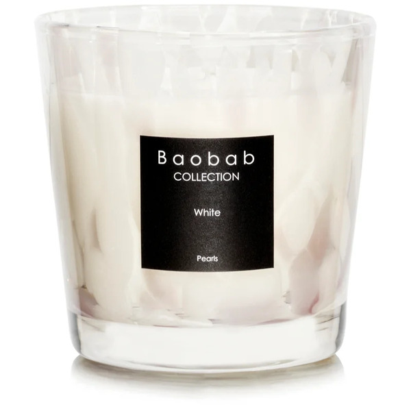  Baobab Collection Pearls White Scented Candle 190 G 