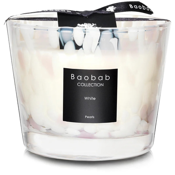  Baobab Collection Pearls White Scented Candle 500 G 