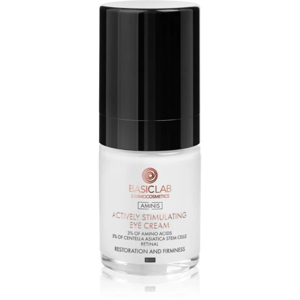  Basiclab Dermocosmetics Aminis Smoothing And Firming Eye Cream Night 18 Ml 