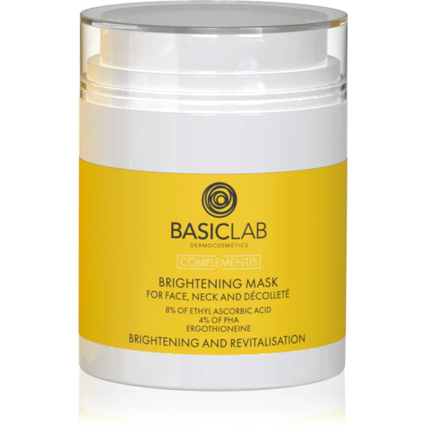  Basiclab Dermocosmetics Complementis Brightening Mask For Dull, Uneven Skin 50 Ml 