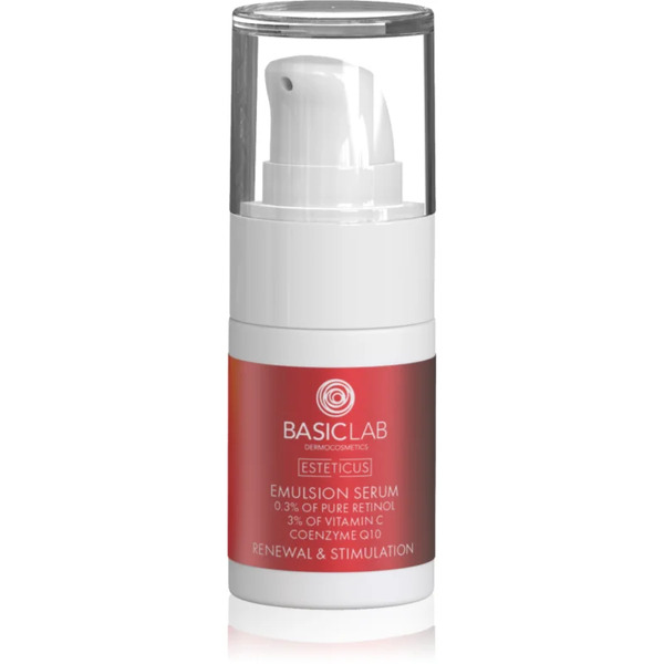  Basiclab Dermocosmetics Esteticus Nighttime Retexturising Emulsion 0.3% Pure Retinol 15 Ml 
