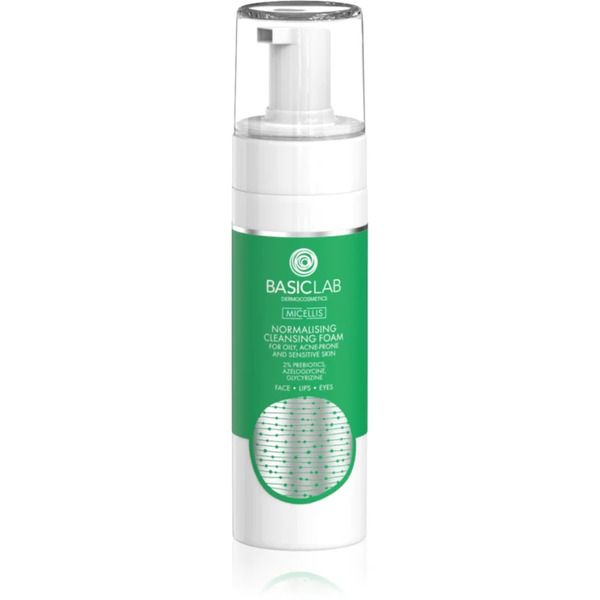  Basiclab Dermocosmetics Micellis Gentle Cleansing Foam For Oily Acne-prone Skin 150 Ml 