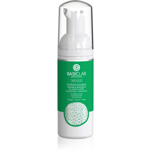  Basiclab Dermocosmetics Micellis Gentle Cleansing Foam For Oily Acne-prone Skin 50 Ml 