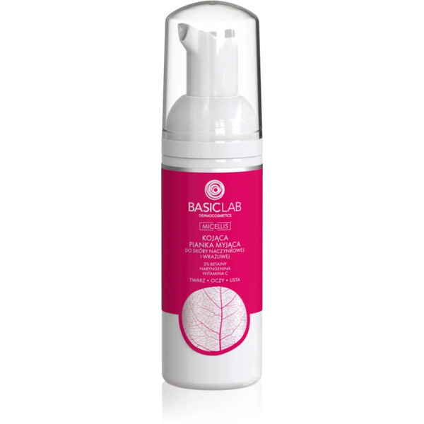  Basiclab Dermocosmetics Micellis Gentle Cleansing Foam For Sensitive And Reddened Skin 50 Ml 