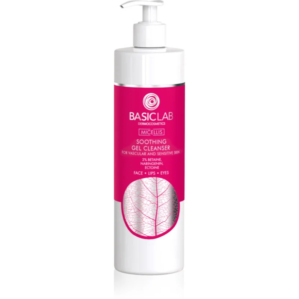  Basiclab Dermocosmetics Micellis Soothing Cleansing Gel For Sensitive And Reddened Skin 300 Ml 
