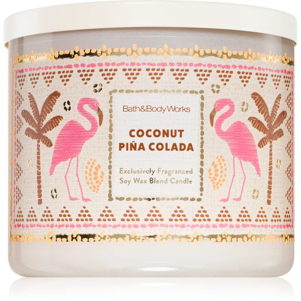  Bath & Body Works Coconut Piña Colada Scented Candle 411 G 