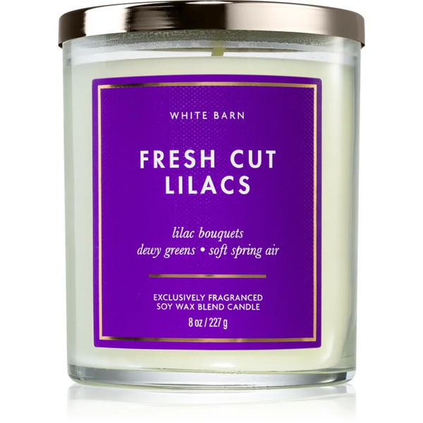  Bath & Body Works Fresh Cut Lilacs Scented Candle 227 G 