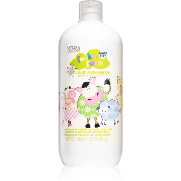  Baylis & Harding Funky Farm Shower And Bath Gel 1000 Ml 