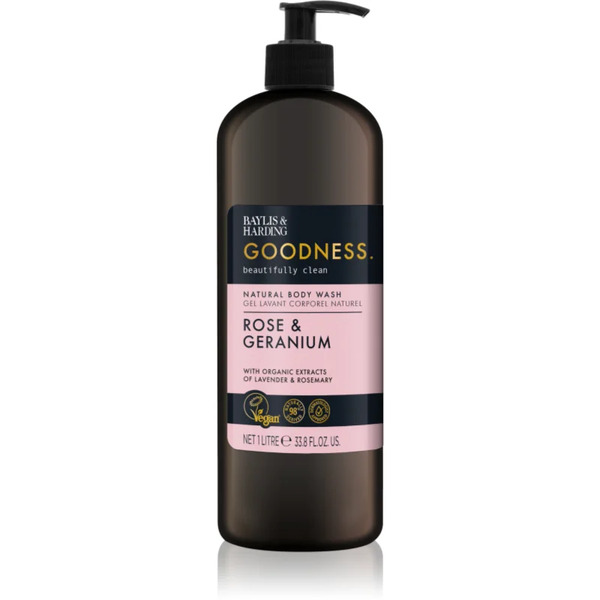  Baylis & Harding Goodness Rose & Geranium Shower Gel 1000 Ml 