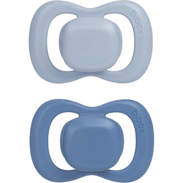  B.box Silicone 0-6m Dummy Ocean/sky 2 Pc 