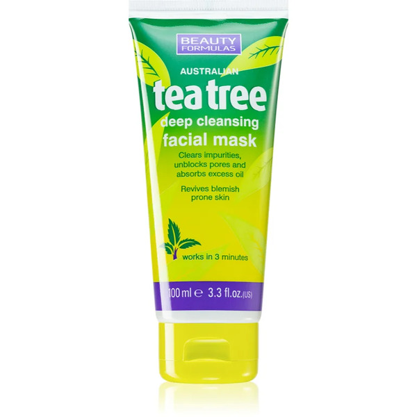  Beauty Formulas Tea Tree Deep Cleansing Mask 100 Ml 