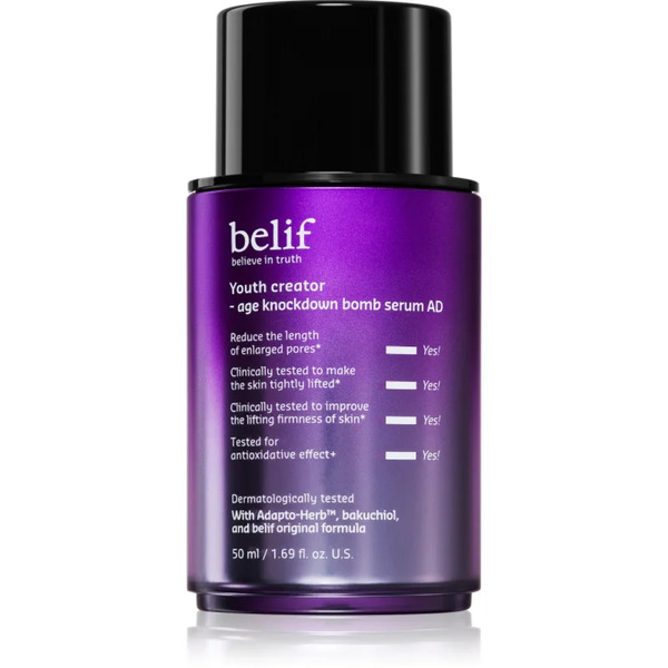  Belif Youth Creator Age Knockdown Bomb Serum Anti-wrinkle Serum For Hydrating And Firming Skin 50 Ml 