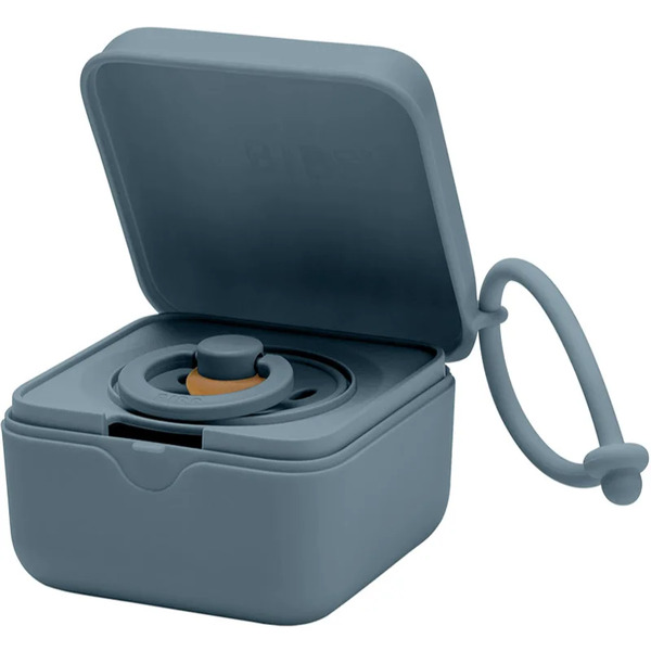  Bibs Dummy Case Dummy Box Petrol 1 Pc 